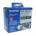 Papel Continuo para Impresoras Brother DK22210 29 x 30,48 mm Blanco 29 mm