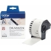 Cinta Continua de Papel Térmico Brother DK-N55224 54 x 30,48 mm Blanco Negro/Blanco