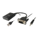 Adapter VGA naar HDMI met Audio Equip 119038 Zwart (1 Stuks)