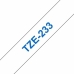 Gelamineerd tape Brother TZE233 12 mm