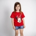 Barn T-shirt med kortärm Minnie Mouse