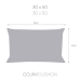 Housse de coussin Eysa LEVANTE Blanc 30 x 50 cm Rectangulaire