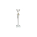 Candleholder Romimex Transparent Glass 5 x 23 x 5 cm