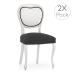 Chair Cover Eysa THOR Dark grey 50 x 5 x 50 cm 2 Units