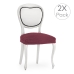 Chair Cover Eysa THOR Burgundy 50 x 5 x 50 cm 2 Units