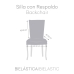 Funda para Silla Eysa ROC Blanco Cálido 50 x 60 x 50 cm 2 Unidades