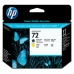 Cartouche d'encre originale HP 72 Noir/Jaune