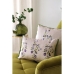 Cushion Romimex Green Beige Reversible 45 x 45 x 12 cm Embroidery