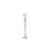 Candleholder Romimex Transparent Glass 6 x 31 x 6 cm