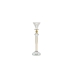 Candleholder Romimex Transparent Glass 6 x 26 x 6 cm