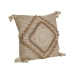 Kudde Romimex Beige Bomull Snäckor 45 x 8 x 45 cm Broderi