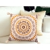 Coussin Romimex Multicouleur Pompons 45 x 45 x 10 cm