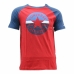 Camisola de Manga Curta Homem Converse Colour Block Raglan Vermelho