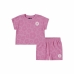 Ensemble de Sport pour Enfants Converse Floral Jacquard Rose foncé