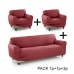 Sofa cover Sofakover Pocket Trio Romeo 3 enheder