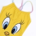 Fato de Banho de Menina Looney Tunes Amarelo