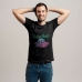 Uniseks T-Shirt met Korte Mouwen Rick and Morty Zwart