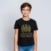 Camiseta de Manga Corta Infantil Batman Negro