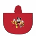 Waterponcho met Kap Mickey Mouse Rood