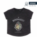 Camisola de Manga Curta Mulher Harry Potter Cinzento Cinzento escuro