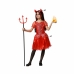 Costume per Bambini Rosso Demonio Donna Demonio