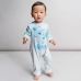 Langermet babybody Blue Blå