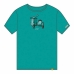 Tricou cu Mânecă Scurtă Cállate la Boca   Turquoise Ataș