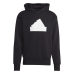 Sudadera con Capucha Hombre Adidas FI BOS HD IC3745 Negro