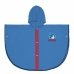 Waterproof Poncho with Hood Sonic Blue