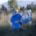 Cape Imperméable à Capuche Sonic Bleu