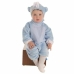 Costume per Neonati Azzurro Orsetto di Peluche (3 Pezzi)