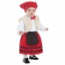 Costume per Neonati Rosso Pastore Donna 5 Pezzi