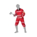 Costume for Adults Red Fireman (2 Pieces)