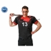 Costume per Adulti Nero Sanguinario Rugby (1 Pezzi)