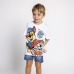 Camisola de Manga Curta Infantil The Paw Patrol Branco