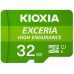 Micro-SD memóriakártya adapterrel Kioxia Exceria High Endurance 10 osztály UHS-I U3 Zöld