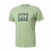 Muška Majica Kratkih Rukava  HH BOX T Helly Hansen 53285 406 Zelena