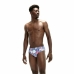 Pánske plavky Speedo Allover Brief Modrá