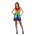 Costume per Adulti My Other Me Vestito Arcobaleno