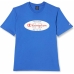 Camisola de Manga Curta Homem Champion Crewneck Azul