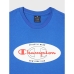 Camisola de Manga Curta Homem Champion Crewneck Azul