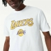 Μπλουζάκι μπάσκετ New Era NBA LA Lakers Λευκό