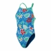 Fato de Banho Mulher Speedo Allover Vback Azul