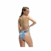 Fato de Banho Mulher Speedo Allover Vback Azul