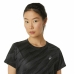 Maglia a Maniche Corte Donna Asics Core All Over Print Nero Donna