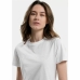 Camisola de Manga Curta Mulher Champion Crewneck  Branco