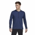 Maglia a Maniche Lunghe Uomo Adidas Training 1/4-Zip Blu scuro