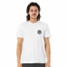 T-Shirt met Korte Mouwen Rip Curl Wettie Essential Wit Mannen