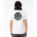 Maglia a Maniche Corte Rip Curl Wettie Essential Bianco Uomo