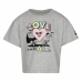 Maglia a Maniche Corte per Bambini Nike Knit  Grigio